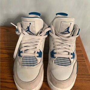 Jordan Kids Sneakers in White and Blue